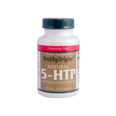 Healthy Origins Natural 5-HTP - 50 mg - 120 Capsules