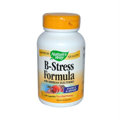 Natures Way B-Stress Formula with Siberian Eleuthero - 100 Capsules