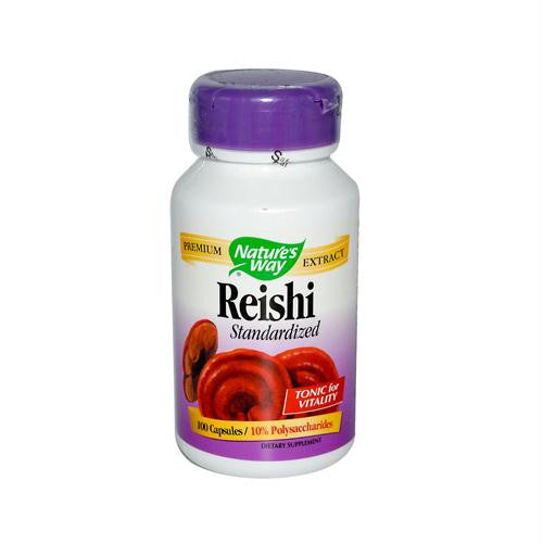 Natures Way Reishi Standardized - 100 Capsules