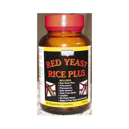 Only Natural Red Yeast Rice Plus - 60 Vcaps