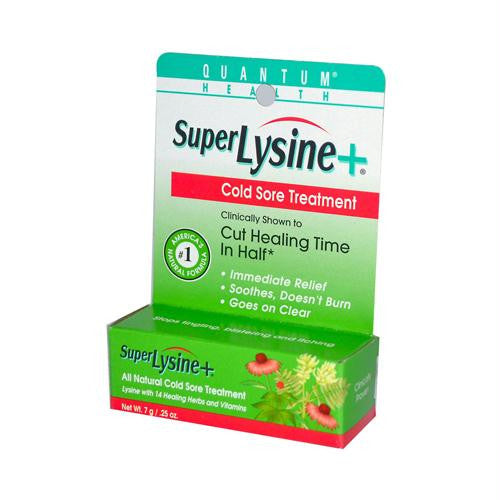 Quantum SuperLysine Plus Cold Sore Treatment - 0.75 oz