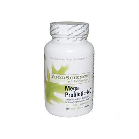 FoodScience of Vermont Mega Probiotic-ND - 120 Vegetarian Capsules