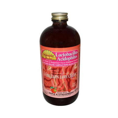 Dynamic Health Lactobacillus Acidophilus Apple And Strawberry - 16 fl oz