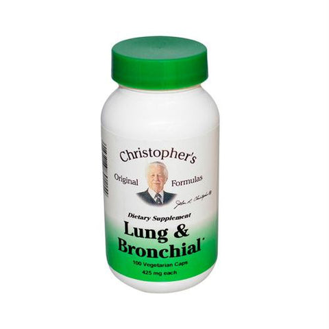 Christophers Lung and Bronchial - 450 mg - 100 Vegetarian Capsules