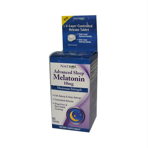 Natrol Advanced Sleep Melatonin - 10 mg - 60 Tablets