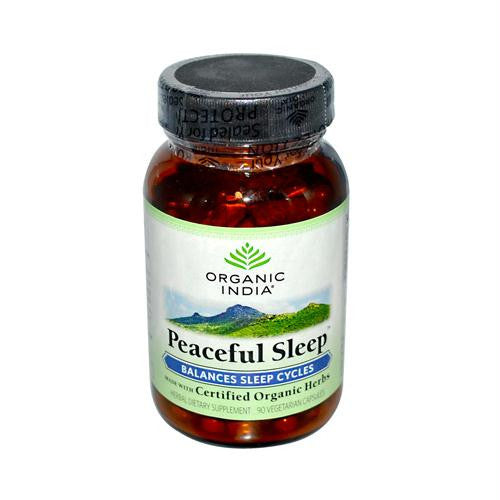 Organic India Peaceful Sleep - 90 Vegetarian Capsules