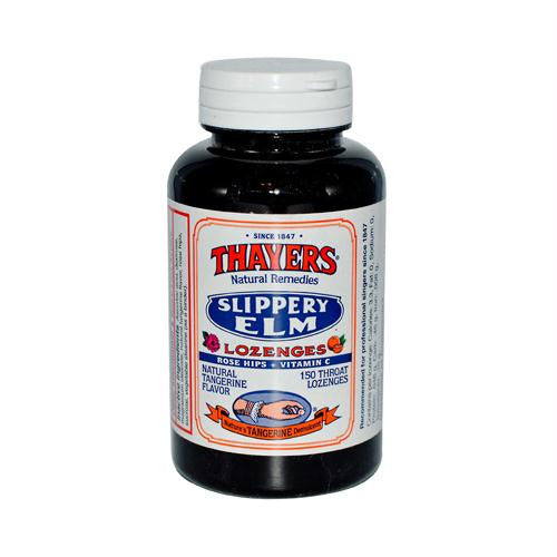 Thayers Slippery Elm Lozenges Tangerine - 150 Lozenges