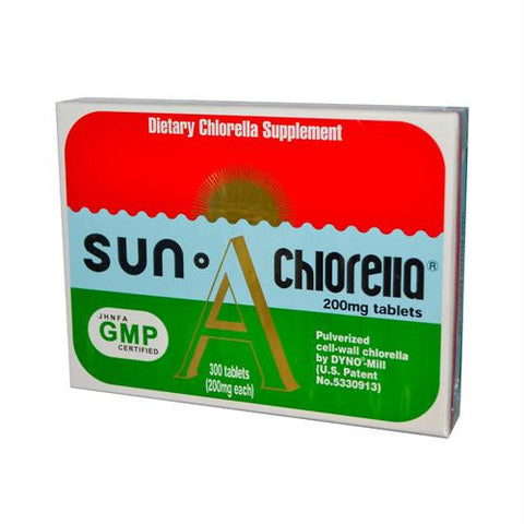 Sun Chlorella A Tablets - 200 mg - 300 Tablets