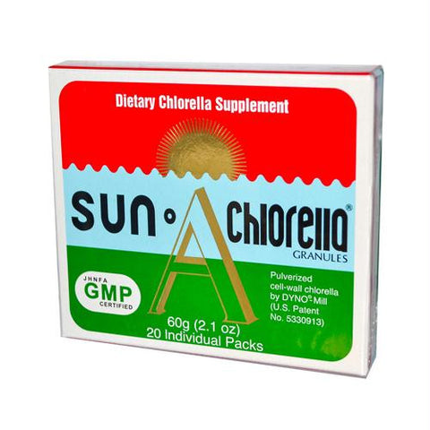 Sun Chlorella A Granules - 20 Individually Wrapped Packs