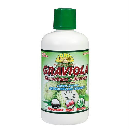 Dynamic Health Graviola Guanabana-Soursop Extract Superfruit Juice Blend - 32 oz