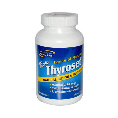 North American Herb and Spice Thyroset - 90 Vegetarian Capsules