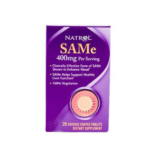 Natrol SAMe - 200 mg - 20 Tablets