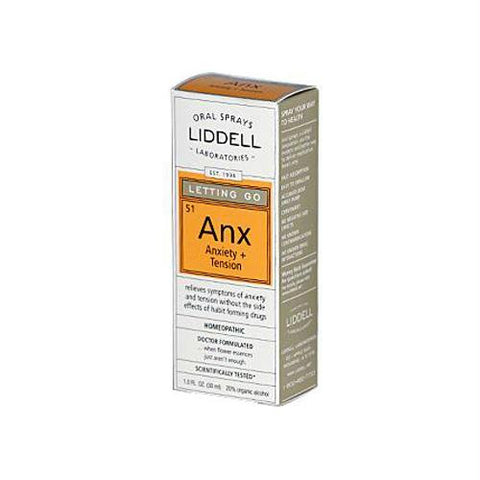 Liddell Homeopathic Letting Go Anxiety Spray - 1 fl oz