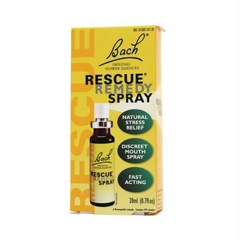 Bach Flower Remedies Essences Rescue Remedy Spray Original Flower - 0.7 fl oz