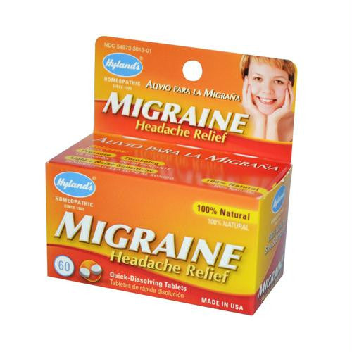 Hylands Migraine Headache Relief - 60 Tablets