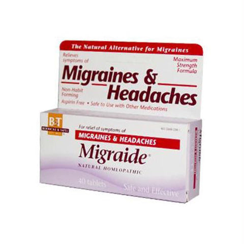 Boericke and Tafel Migraide - 40 Tablets