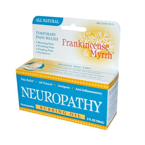 Frankincense and Myrrh Neuropathy Rubbing Oil - 2 fl oz