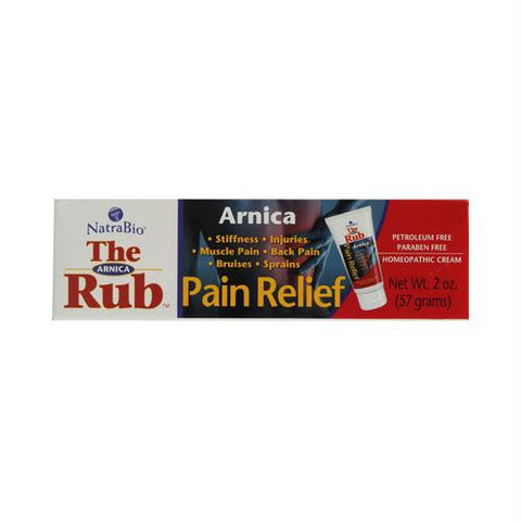 NatraBio The Arnica Rub Pain Relief Cream - 2 oz