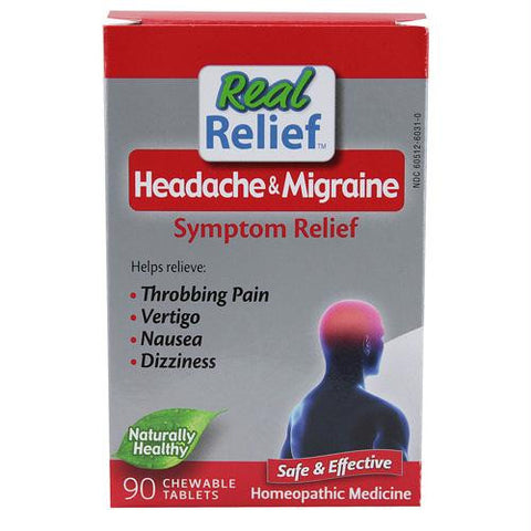 Homeolab USA Headache and Migrane Symptom Relief - 90 Tablets