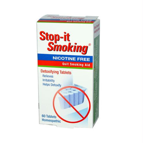 NatraBio Stop-It Smoking Detoxifying - 60 Tablets