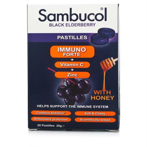 Sambucol Pastilles - Black Elderberry - 20 ct