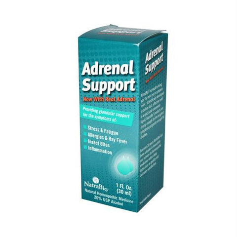 NatraBio Adrenal Support - 1 fl oz