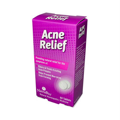 NatraBio Acne Relief - 60 Tablets