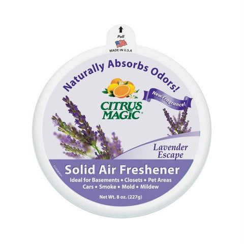 Citrus Magic Odor Absorber - Solid Lavender - Case of 6 - 8 oz