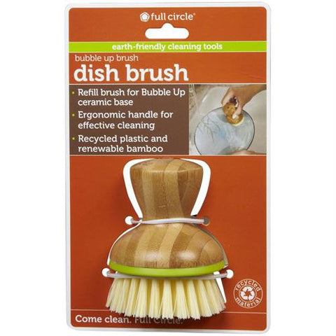 Full Circle Home Replacement Brush - Bubble Up Green - 6 ct