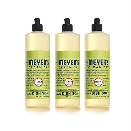 Mrs. Meyers Liquid Dish Soap - Lemon Verbena - Case of 6 - 16 oz