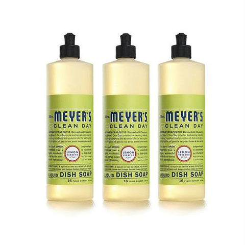 Mrs. Meyers Liquid Dish Soap - Lemon Verbena - Case of 6 - 16 oz