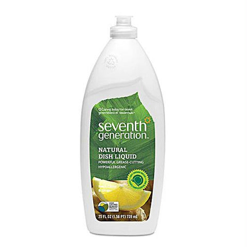 Seventh Generation Dish Liquid - Fresh Citrus and Ginger - 25 oz - Case of 25