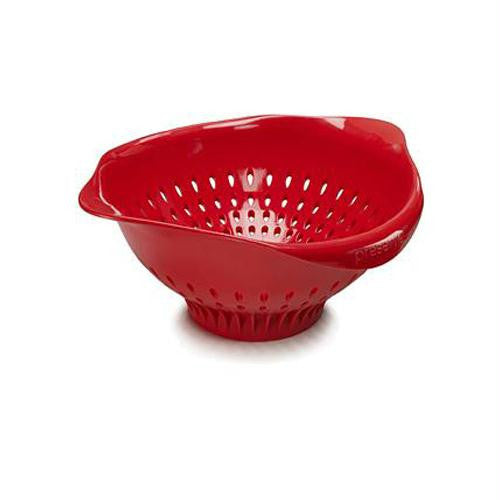 Preserve Large Colander - Red - Case of 4 - 3.5 qt