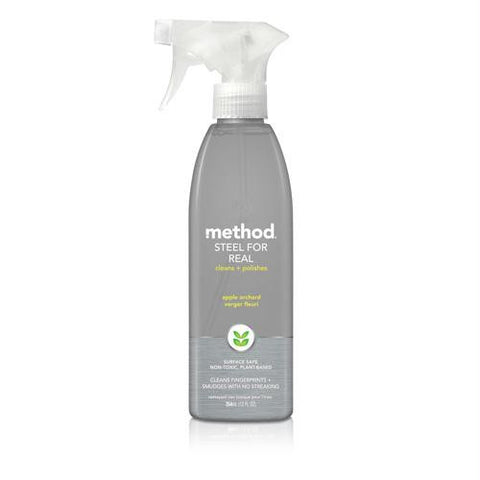 Method Products Stainless Steel Cleaner and Polish - Case of 6 - 12 oz