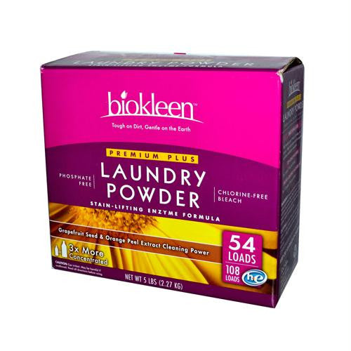 Biokleen Laundry Powder Premium Plus Stain Lifting Enzyme Formula - 5 lbs