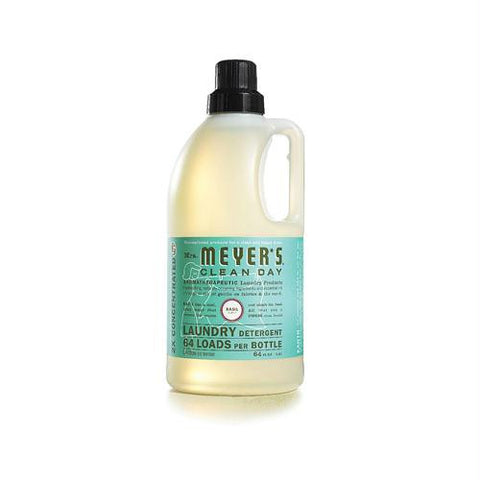 Mrs. Meyers 2X Laundry Detergent - Basil - Case of 6 - 64 oz