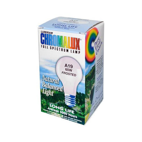 Chromalux Light Bulb Frosted-60W - 1 Bulb