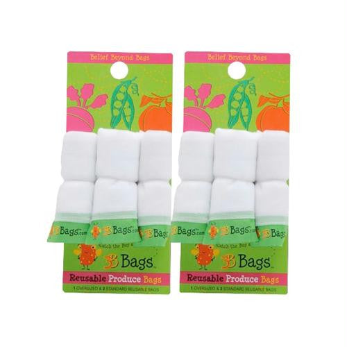 3B Bags Reusable Produce Bags - 3 Count