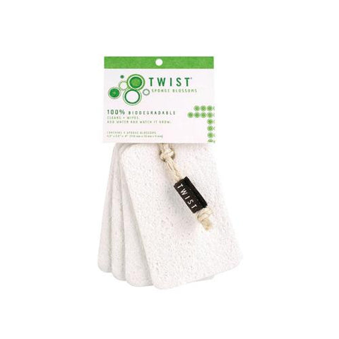 Twist Sponge Blossoms - Case of 12 - 4 Packs