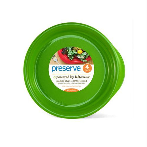 Preserve Everyday Plates - Apple Green - 4 Pack - 9.5 in