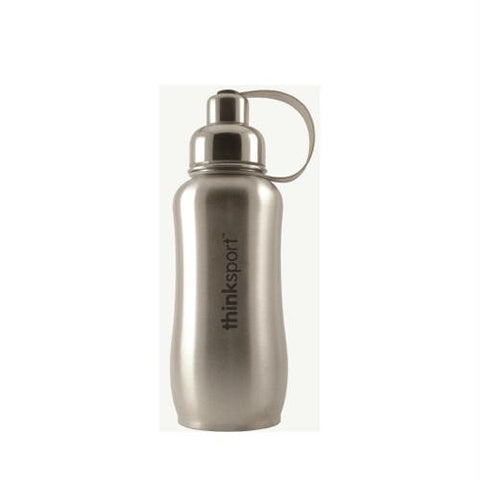 Thinksport Stainless Steel Sports Bottle - Silver - 25 oz