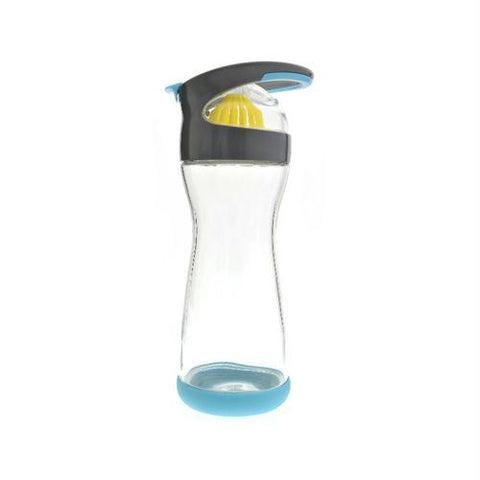 Full Circle Home On the Go Lemon Glass Water Bottle - Blueberry