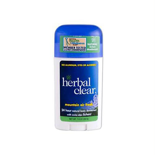 Herbal Clear Mountain Air Fresh 24 Hour Natural Body Deodorant - 1.8 oz