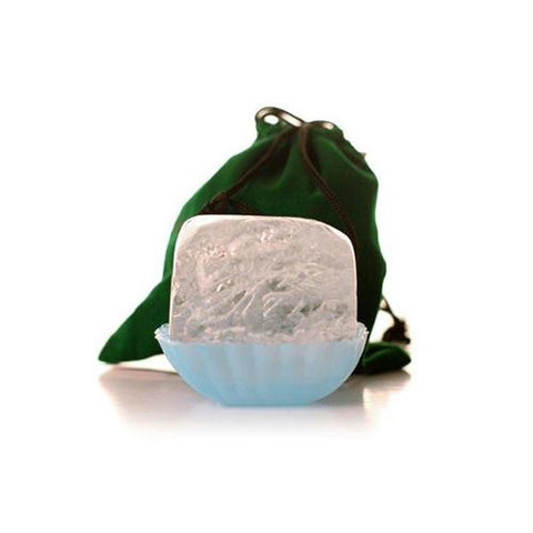 Lafes Natural Deodorant Crystal Stone With Pouch And Dish - 6 oz