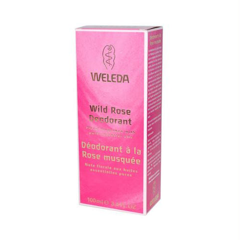 Weleda Deodorant Wild Rose - 3.4 fl oz