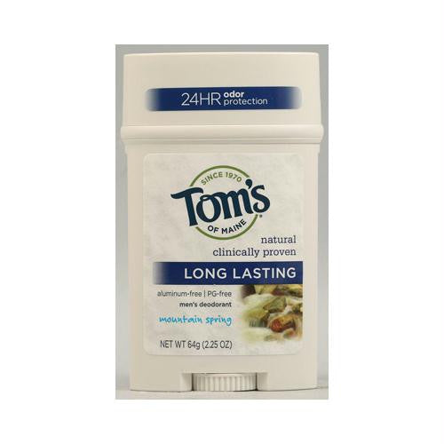 Toms of Maine Mens Deodorant Mountain Spring - 2.25 oz - Case of 6