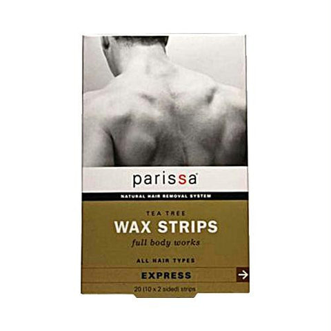 Parissa Mens Tea Tree Wax Strips - 20 Strips