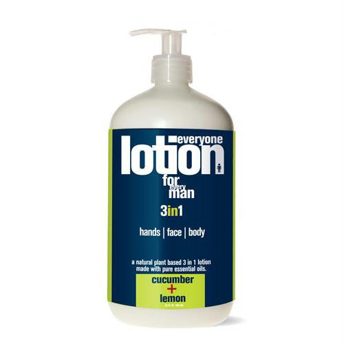 EO Products Everyone Lotion - Men Cucumber and Lemon - 32 oz