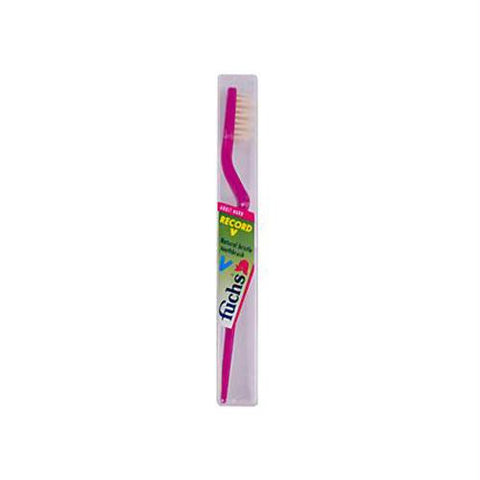 Fuchs Record V Natural Hard Toothbrush - 1 Toothbrush - Case of 10