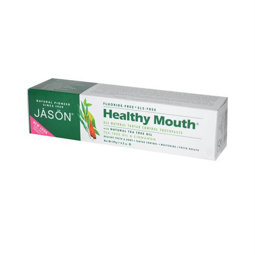 Jason Healthy Mouth Toothpaste Tea Tree and Cinnamon - 4.2 oz